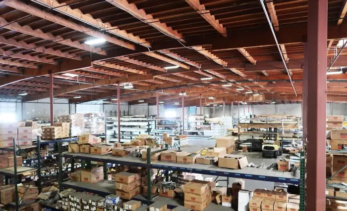 Pacific Lumber warehouse interior
