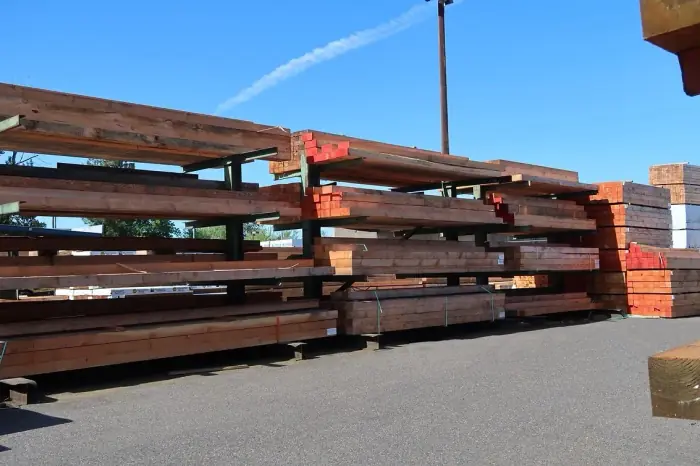 Beam tree lumber display