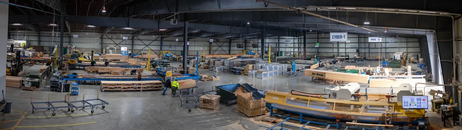 Pacific Lumber warehouse equipment
